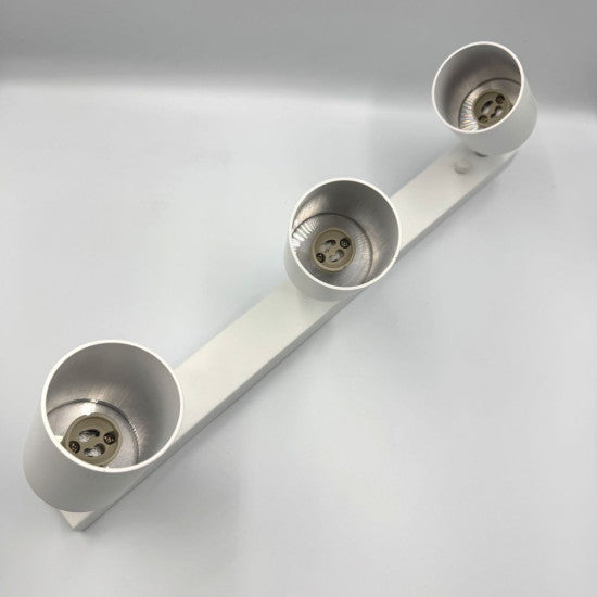 Spot liniar reglabil 3xGU10, 450 mm, alb