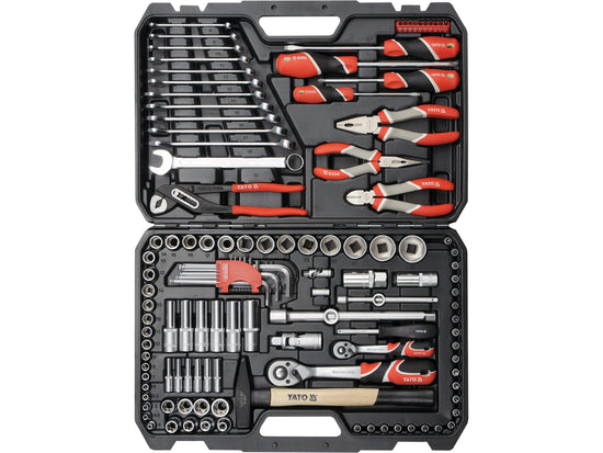 Trusa tubulare, chei combinate si antrenor 122 piese Yato YT-38901 - imagine produs 2