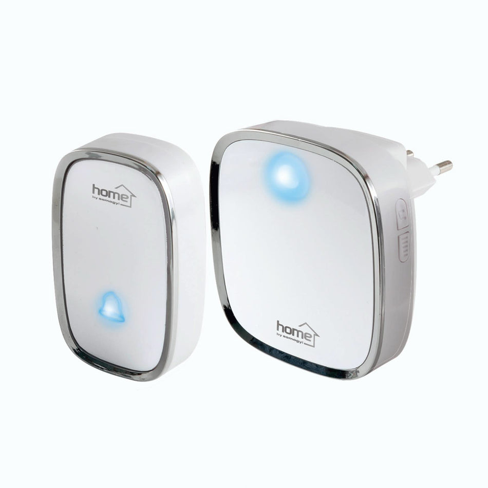 Sonerie Wireless DB 2070AC, alimentare 230 V~, raza de actiune 200 m, volum reglabil