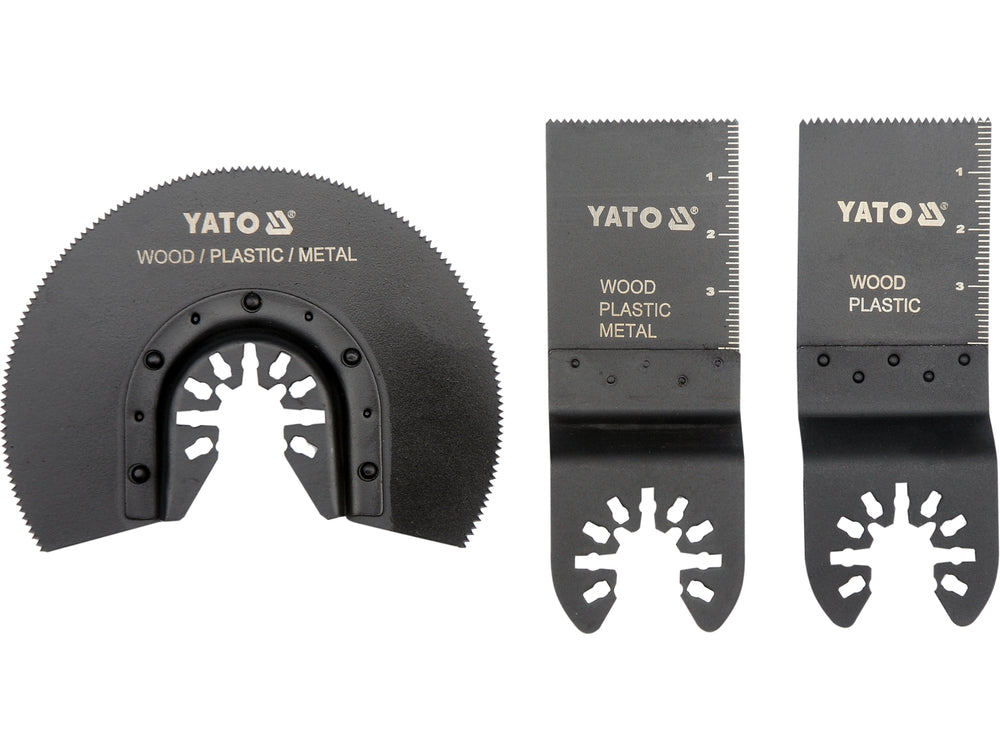 Set 3 panze multitool Yato YT-34691 - imagine produs 1