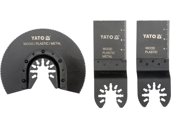 Set 3 panze multitool Yato YT-34691 - imagine produs 1