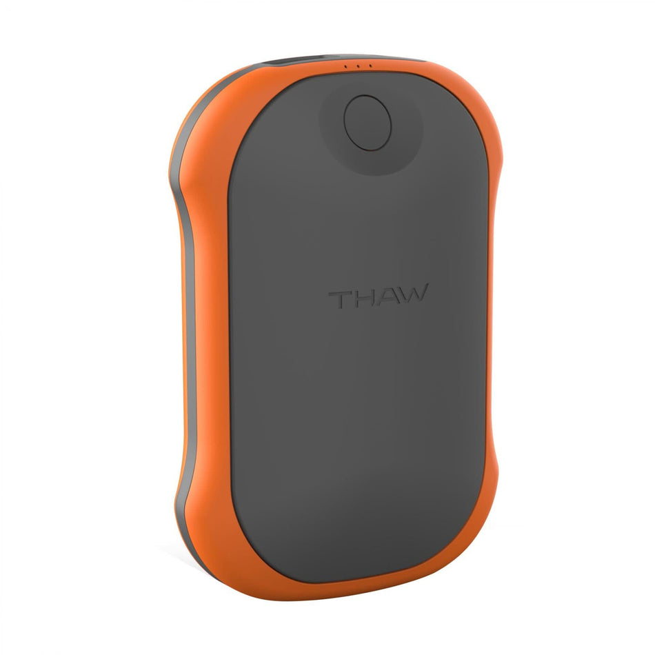 Incalzitor de maini electric THA-HND-0013-G, 10000 mAh, 3 trepte caldura, powerbank, port USB-C, portabil, gri