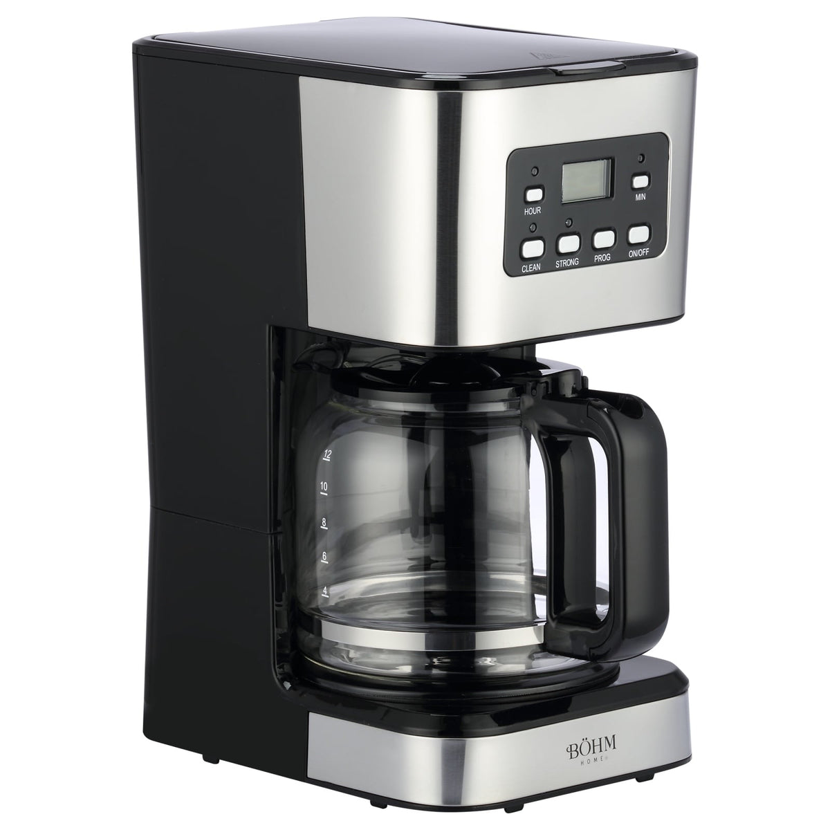 Cafetiera cu filtru BÖHM HOME, 950 W, 1,5 L, LCD