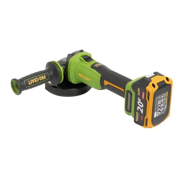 Polizor Unghiular cu Acumulator ProCraft PWA220, 20V, 125 mm