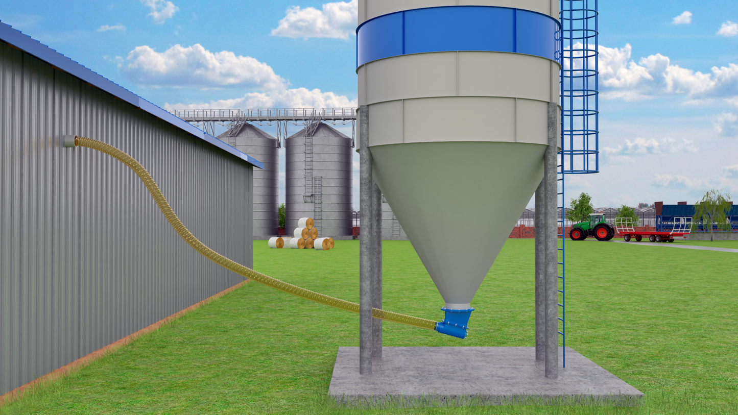 Snec flexibil pentru cereale 12 m, pana la 9 t/h – TMC, capacitate mare pentru operatiuni agricole