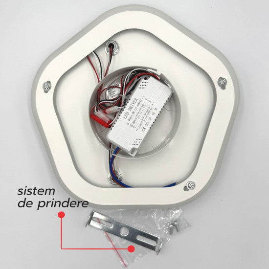 Plafoniera LED Cressida 100W, 6750lm, 400x400x50mm