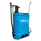 Pompa de stropit electrica BRILLO 18L 12V 8Ah 6 bari lance inox 2 in 1 manuala