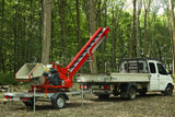 Tocator crengi ZE PAM-200 BD-K PRO cu motor 35 CP, diametru max 200 mm, banda transport 3.5 m, 14 m3/h