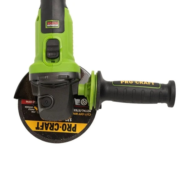 Polizor Unghiular cu Acumulator ProCraft PWA220, 20V, 125 mm