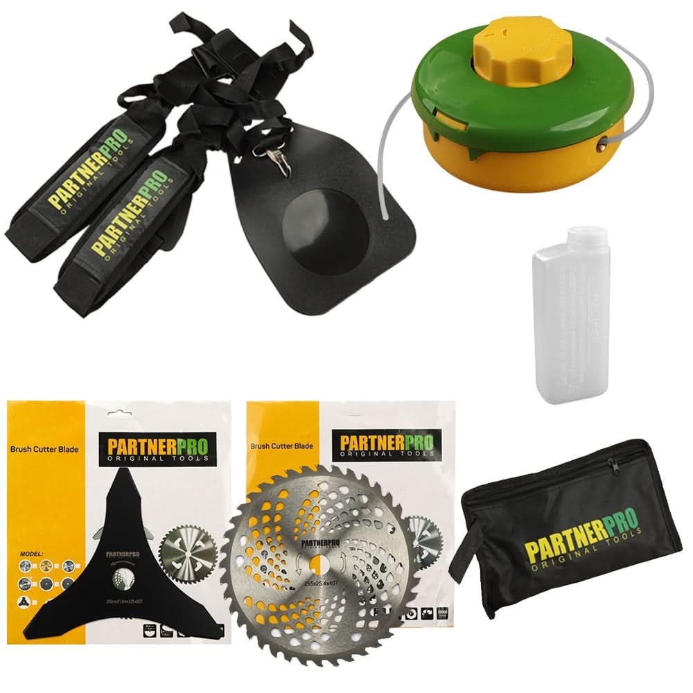 Motocoasa Benzina PartnerPro PP57, 6CP, 52cc, 2T, pentru iarba si tufis