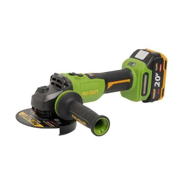 Polizor Unghiular cu Acumulator ProCraft PWA220, 20V, 125 mm
