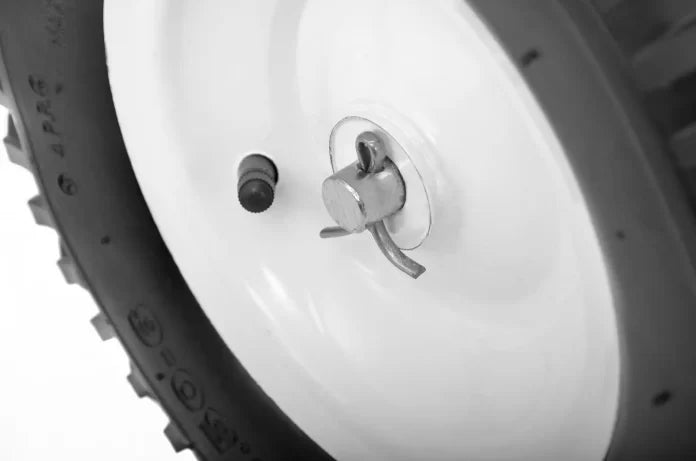 Distribuitor manual ZEP DM-60 PROFI pentru insamantare si fertilizare gazon, 60L, 56 kg, latime 3-3.6 m, roti pneumatice 15", prelata inclusa