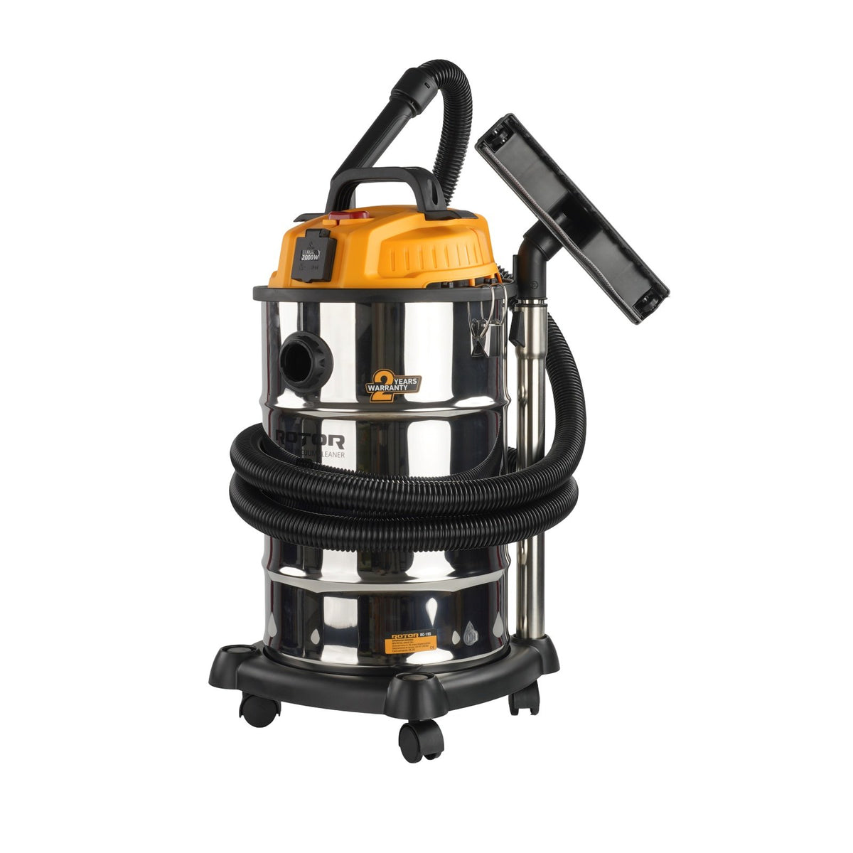 Aspirator umed-uscat ROTOR RC-195, 1400W, putere de aspiratie 19 KPA, rezervor 30L, accesorii incluse