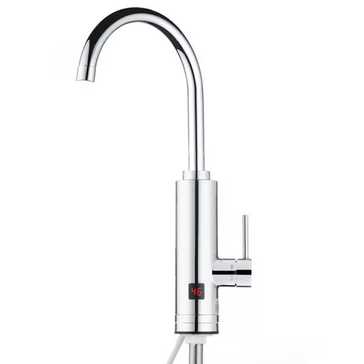 Robinet baterie electrica Aquatic Elefant SC30H45X, 3kW, afisaj LED, montaj pe chiuveta