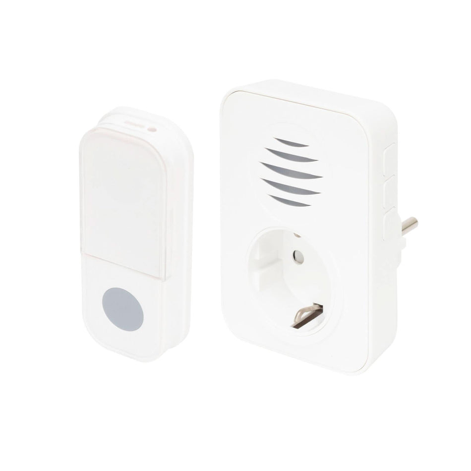 Sonerie fara fir DBA1101AC – 230V, raza 110m, 38 melodii si moduri selectabile