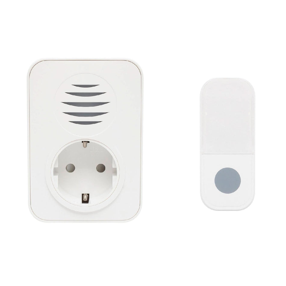 Sonerie fara fir DBA1101AC – 230V, raza 110m, 38 melodii si moduri selectabile