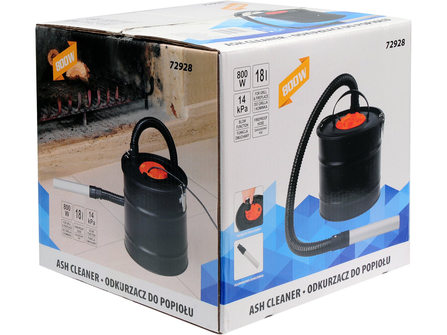 ASPIRATOR PENTRU CENUȘĂ 18L, 800W