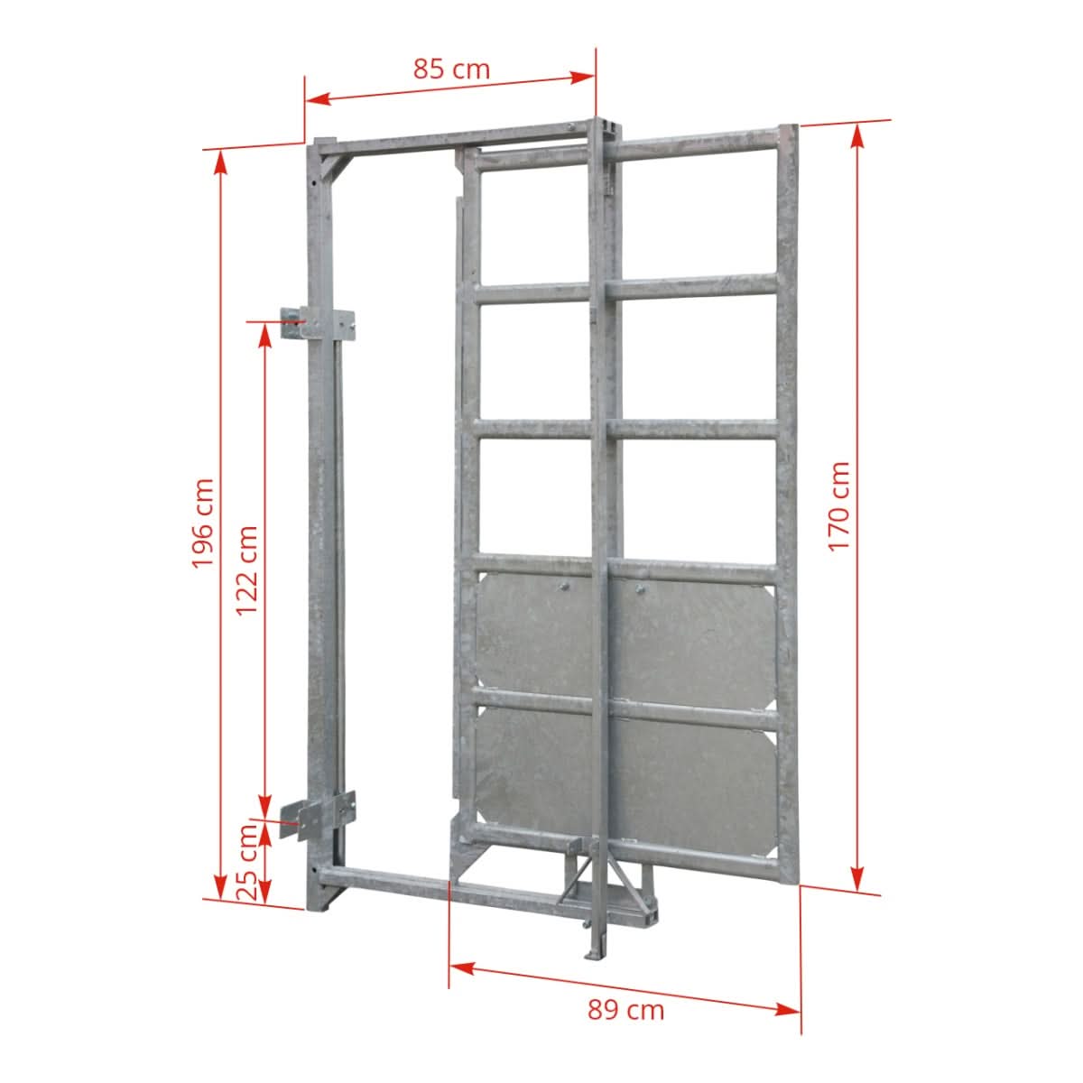 Poarta culisanta, 100 × 200 cm
