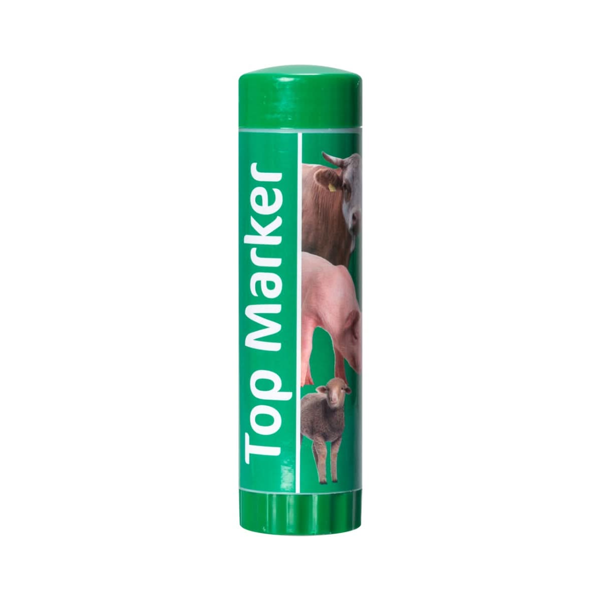 Creion verde pentru marcarea animalelor pe termen scurt, TopMarker, 60 ml