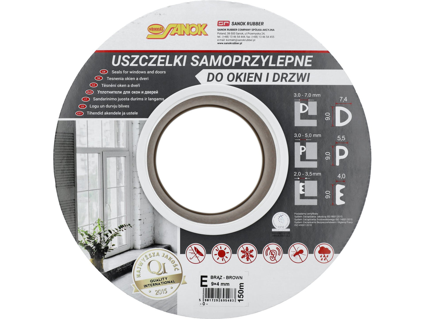 BANDĂ ETANȘARE TIP E,150M, MARO