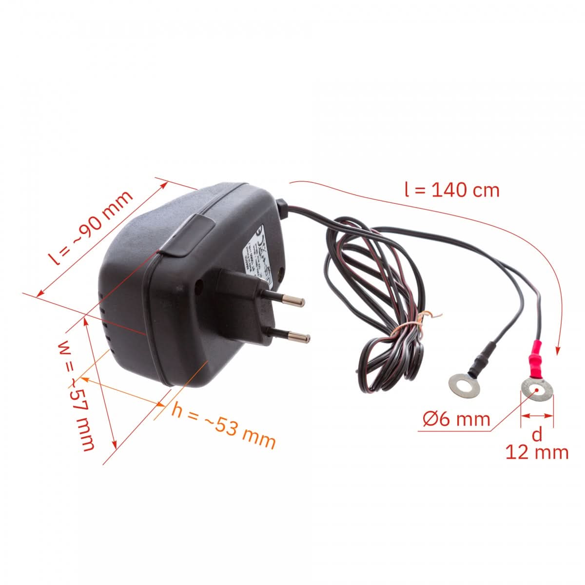 Adaptor Retea cu Transformator, 230/12 V pentru Aparatul de Gard Electric DL 4000