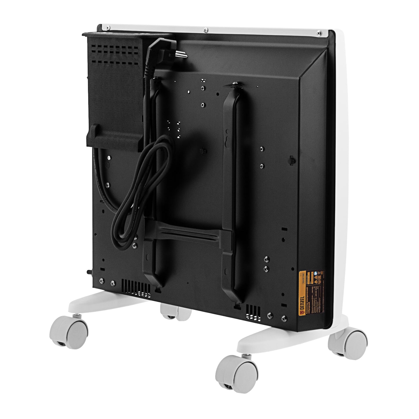 Convector electric hibrid Denzel HybridX-1000, 1000W, incalzitor IR, termostat digital, montaj pe perete sau podea