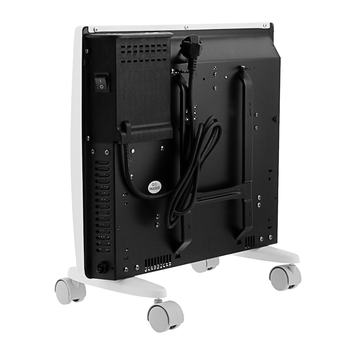 Convector electric hibrid Denzel HybridX-1000, 1000W, incalzitor IR, termostat digital, montaj pe perete sau podea