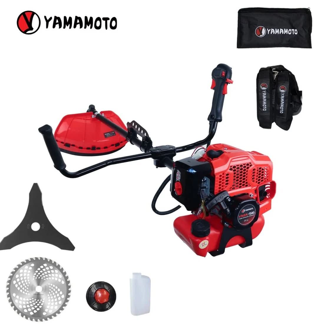 Motocoasa benzina Yamamoto YMA.56, 43cc, 5.8CP, 10000 rpm, motor 2T