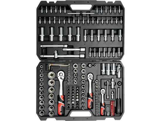 Trusa tubulare si accesorii 173 piese Yato YT-38931 - imagine produs 2