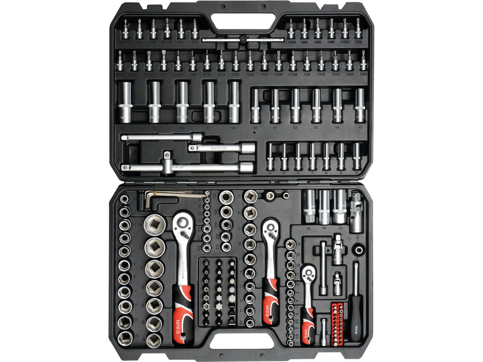 Trusa tubulare si accesorii 173 piese Yato – set complet pentru lucrari profesionale