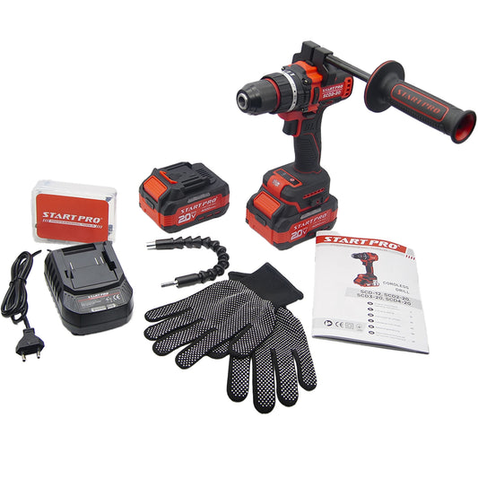 Masina de gaurit si insurubat StartPro SCD2-20 BRUSHLESS, 95Nm