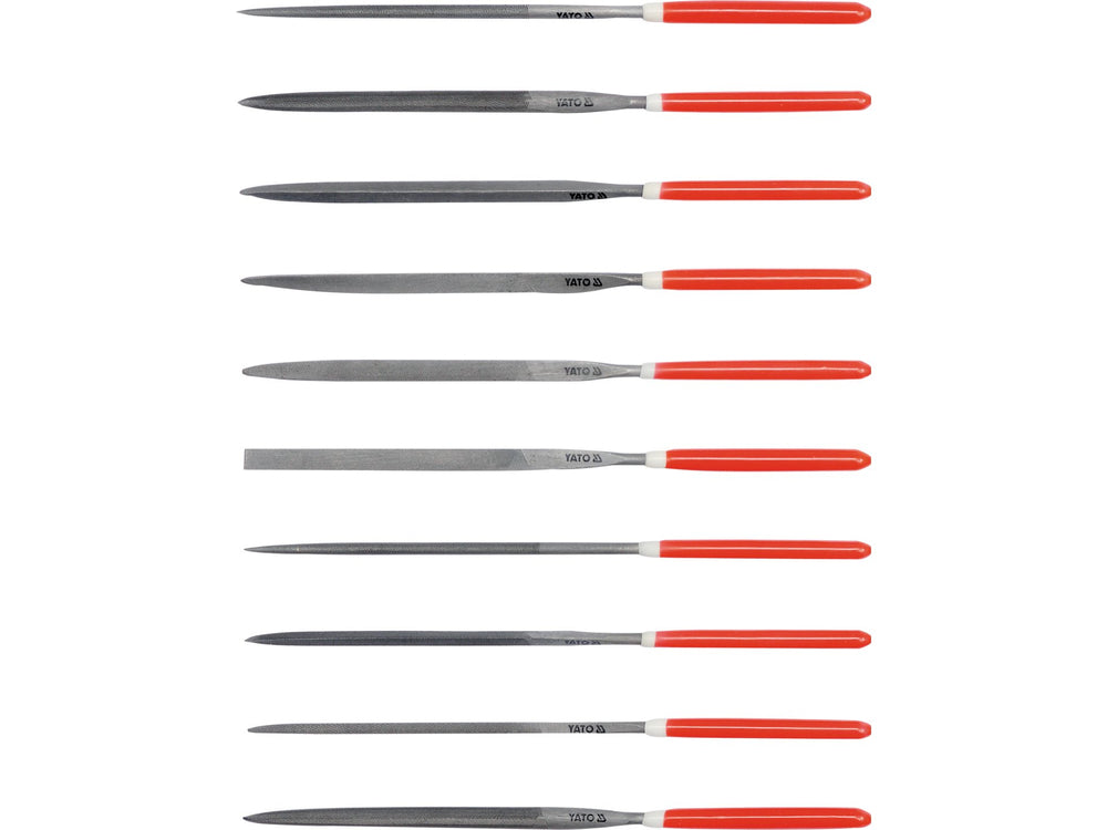 Set pile conice Yato 4x160x75 mm, 10 bucati, pentru metal si lemn