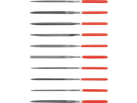 Set pile conice Yato 4x160x75 mm, 10 bucati, pentru metal si lemn