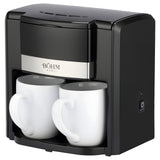 Cafetiera cu filtru BÖHM HOME, 500 W, 0,6 L, 2 cani