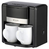 Cafetiera cu filtru BÖHM HOME, 500 W, 0,6 L, 2 cani