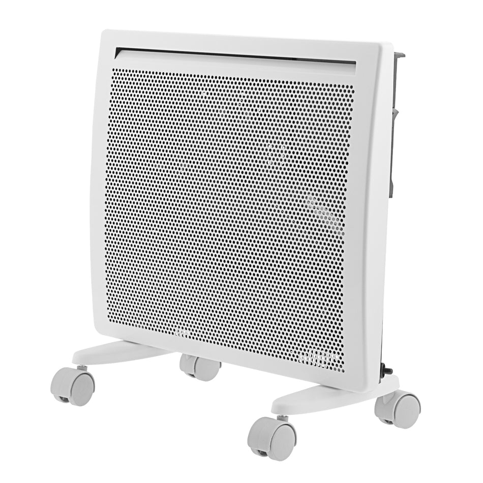 Convector electric hibrid Denzel HybridX-1000, 1000W, incalzitor IR, termostat digital, montaj pe perete sau podea