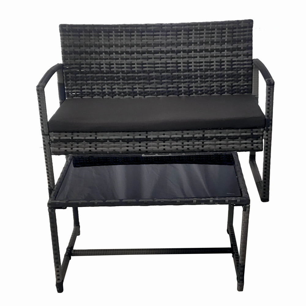 Set mobilier terasa PROFESIONAL KLUGMEISTER KJF4965 canapea + 2 fotolii + masa