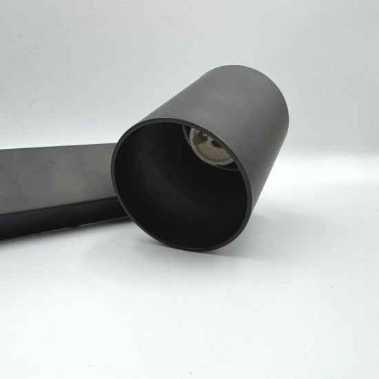 Spot liniar reglabil 2xGU10, 450 mm, negru