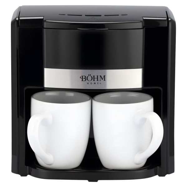 Cafetiera cu filtru BÖHM HOME, 500 W, 0,6 L, 2 cani