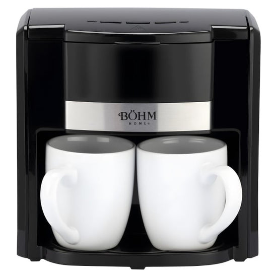 Cafetiera cu filtru BÖHM HOME, 500 W, 0,6 L, 2 cani