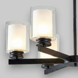 Lustra Tavan Titan Black, 6 Brate, 6xE27 10W