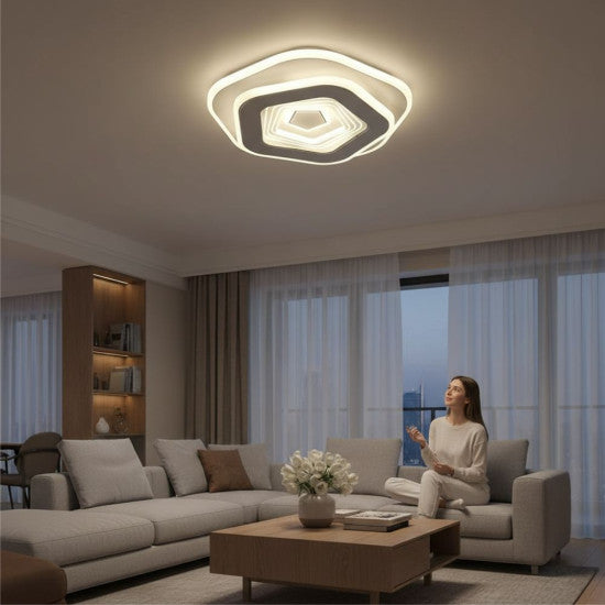 Plafoniera LED Cressida 50W, 3800lm, 240x55mm
