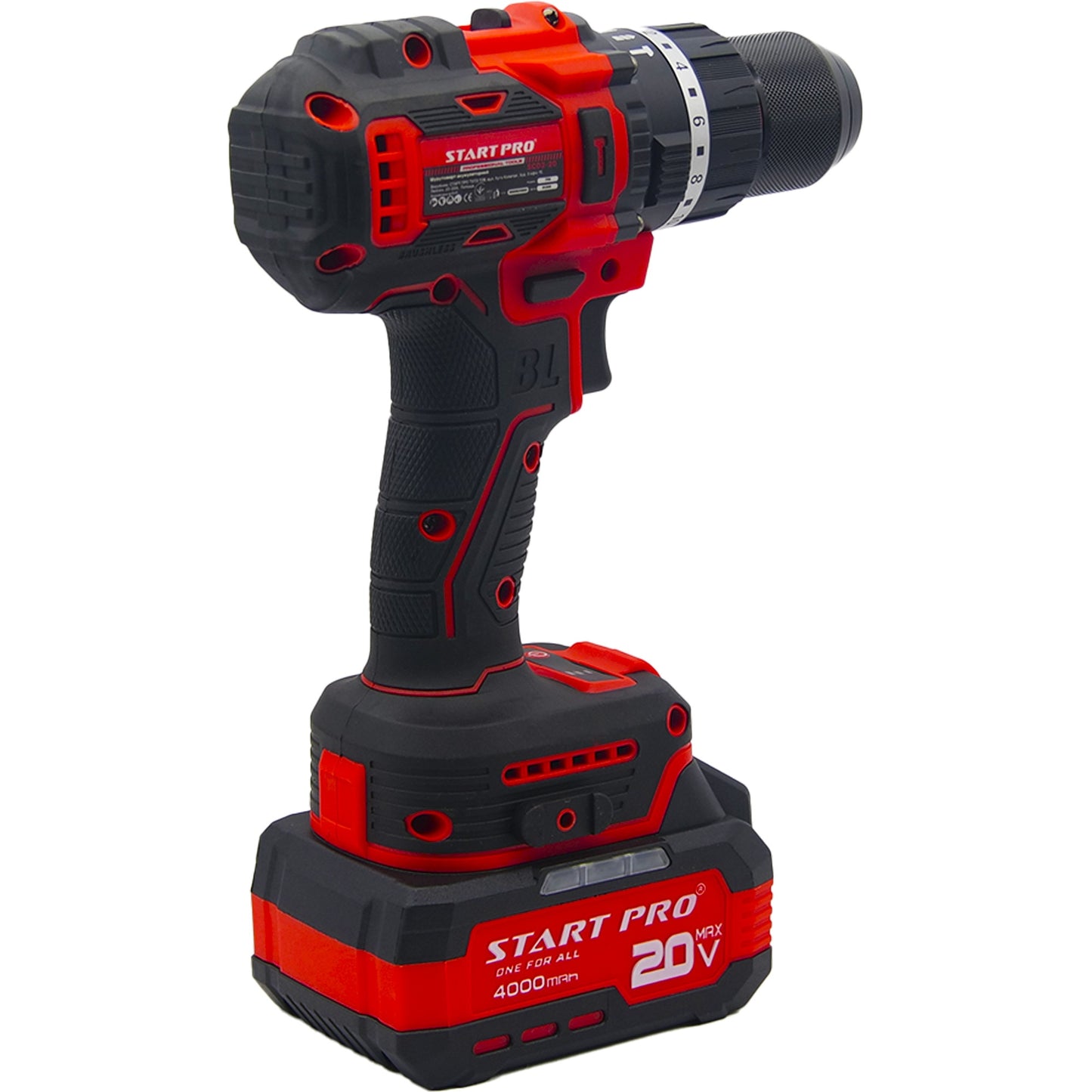 Masina de gaurit si insurubat StartPro SCD2-20 BRUSHLESS, 95Nm