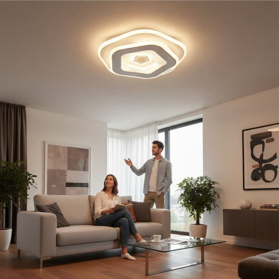 Plafoniera LED Cressida 50W, 3800lm, 240x55mm