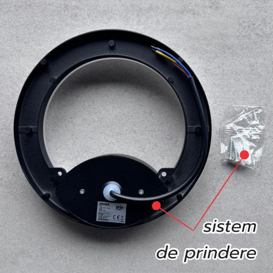 Aplica LED JADE SPN75874, 12W, 950 lm, Ø200x33 mm