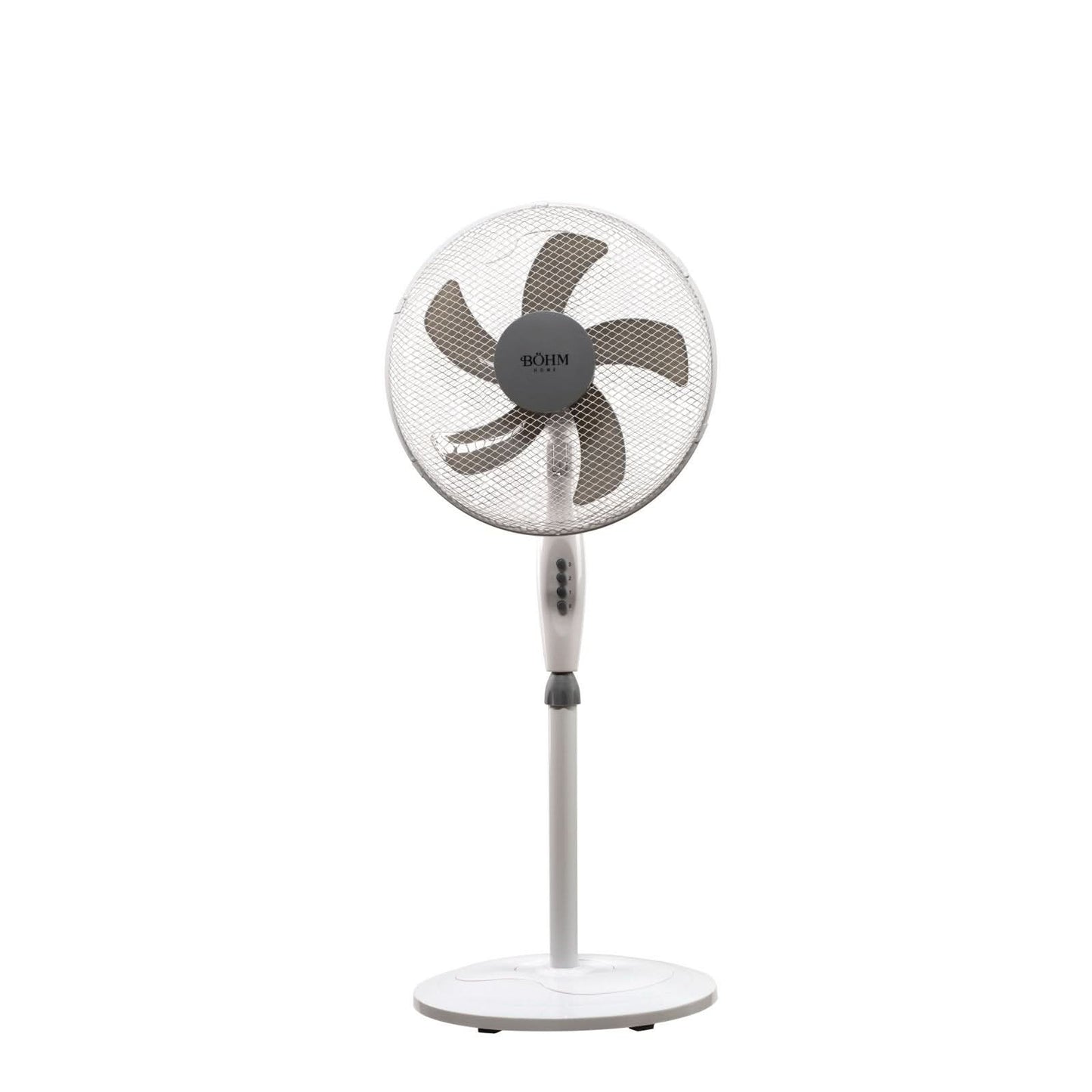 Ventilator de podea BOHM BLSF-4043, 50W, 16 inch, 3 viteze, inaltime reglabila 125 cm, motor cupru