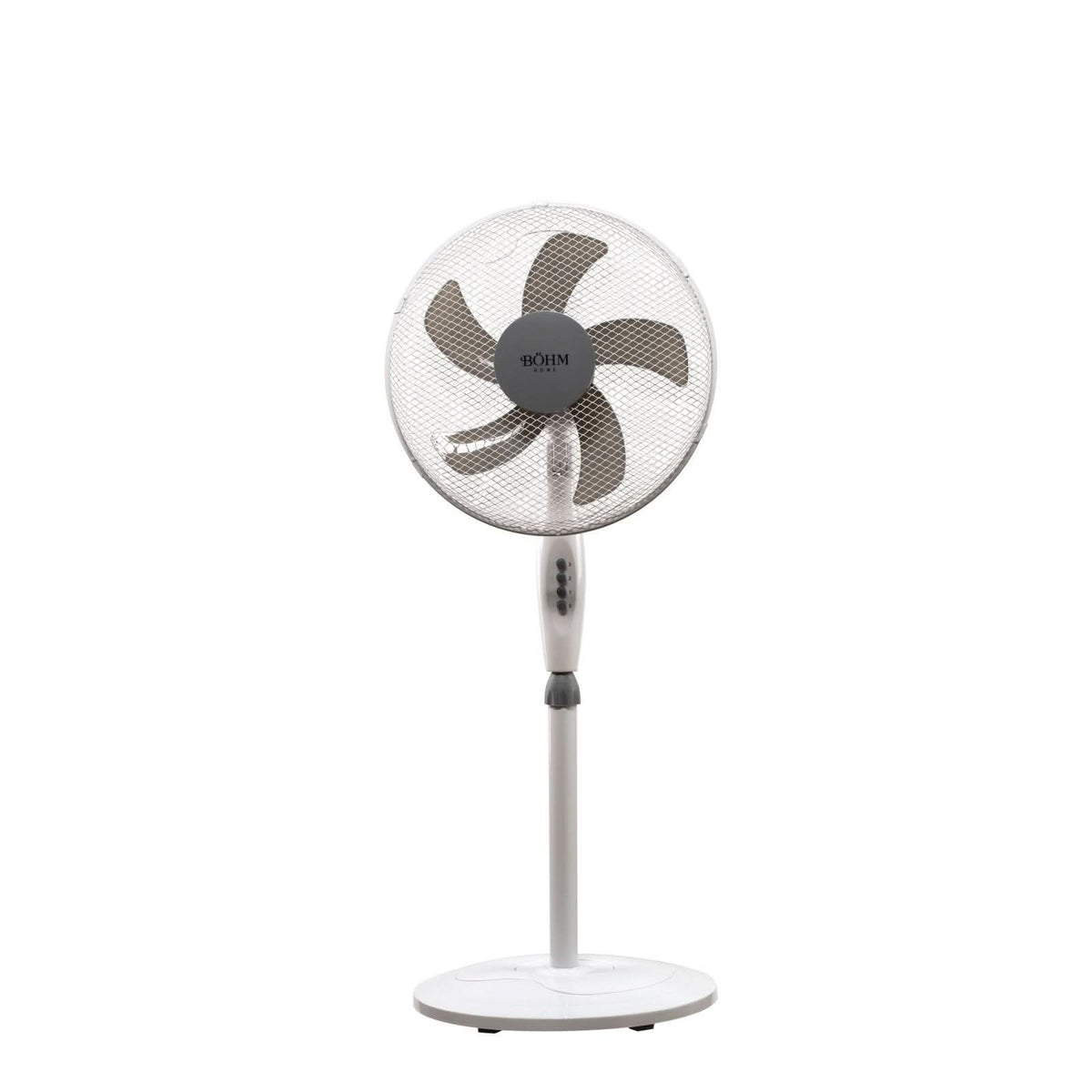 Ventilator de podea BOHM BLSF-4043, 50W, 16 inch, 3 viteze, inaltime reglabila 125 cm, motor cupru