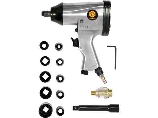 PISTOL PNEUMATIC CU ACCESORI,I 1/2'', 340NM