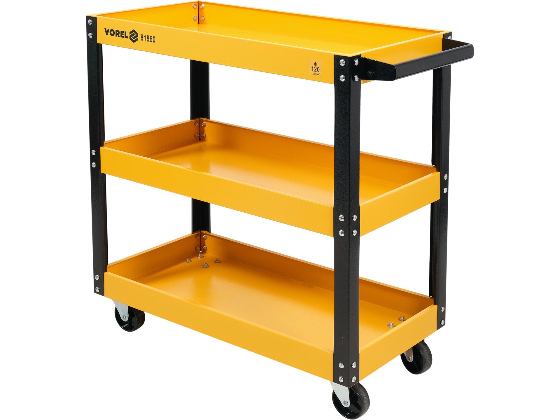 CĂRUCIOR PENTRU ATELIER, 3 RAFTURI, 775x760x355MM