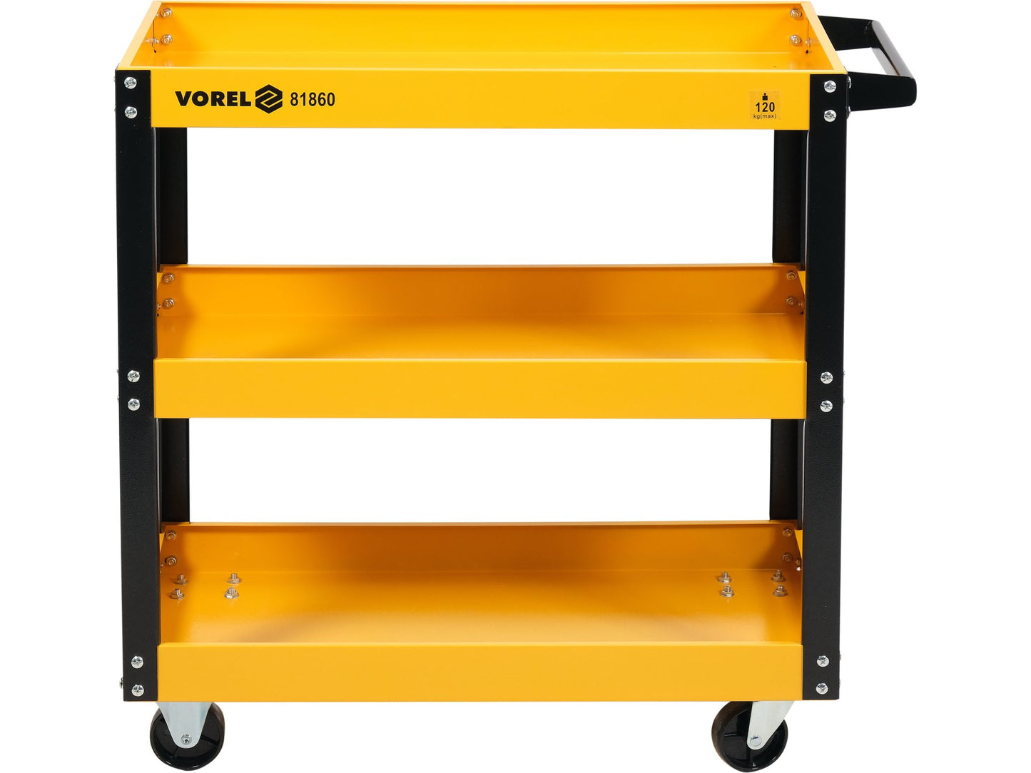 CĂRUCIOR PENTRU ATELIER, 3 RAFTURI, 775x760x355MM